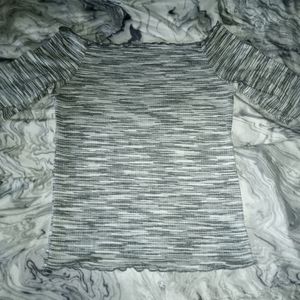 Off the shoulder crop top